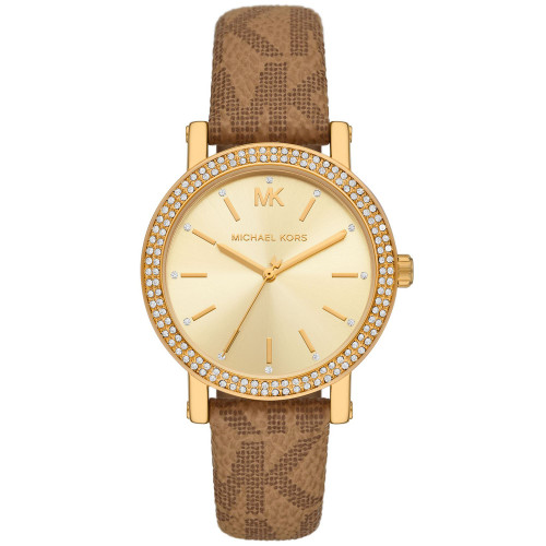 Women's Corey Three-Hand Brown Polyvinyl Chloride Watch 38mm