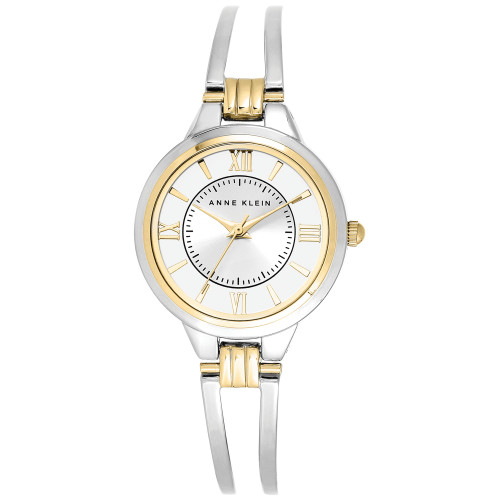 Watch, Women's Two-Tone Bangle Bracelet 29mm AK-1441SVTT