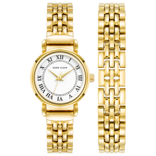 Women's Quartz Rose Gold-Tone Alloy Watch 24mm Set