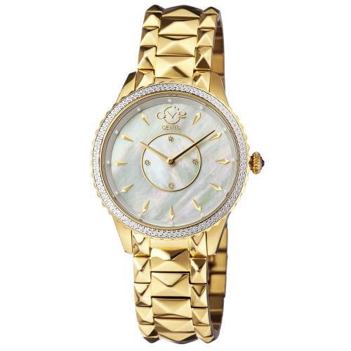 Women's Siena Swiss Quartz Ion Plating Gold-Tone Bracelet Watch 38mm