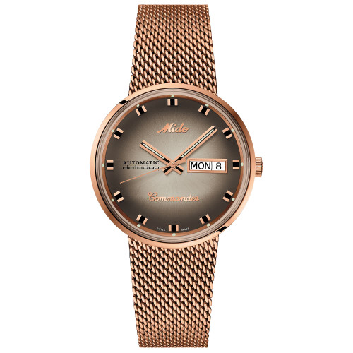 Men's Swiss Automatic Commander Classic Rose Gold-Tone PVD Stainless Steel Bracelet Watch 37mm - A Special Edition