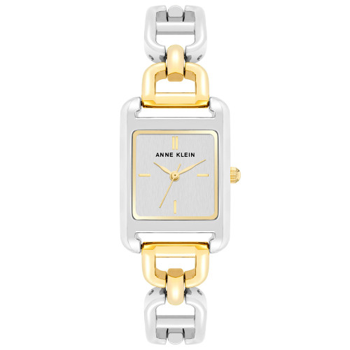 Women's Silver-Tone Alloy with Gold-Tone Alloy Open Link Bracelet Watch, 33mm