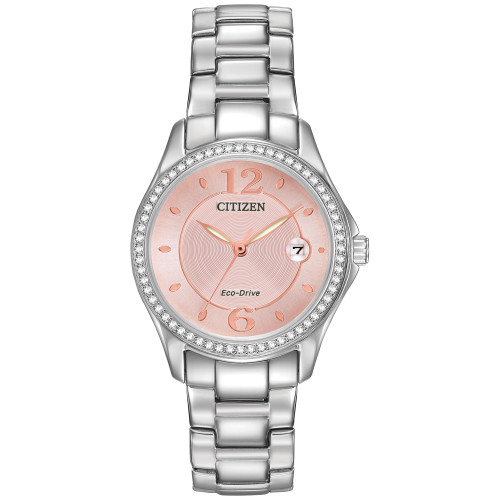 Women's Eco-Drive Stainless Steel Bracelet Watch 29mm FE1140-86X