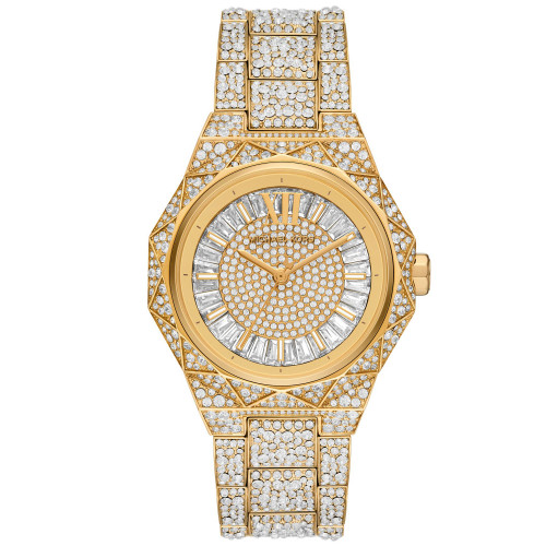Women's Raquel Quartz Three-Hand Gold-Tone Stainless Steel Watch 41mm