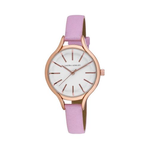 Women's Pink Grosgrain Strap Watch 32mm