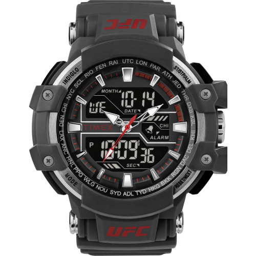 UFC Men's Quartz Tactic Resin Gray Watch, 53mm