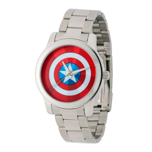 Marvel Captain America Men's Silver Alloy Watch