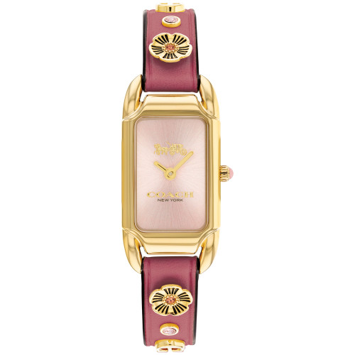 Women's Cadie Quartz Blush Leather Strap Watch 17.5mm x 28.5mm