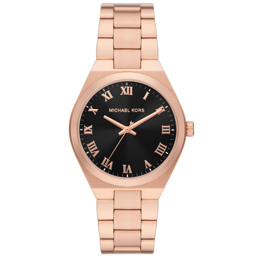 Women's Lennox Quartz Three-Hand Rose Gold-Tone Stainless Steel Watch 37mm