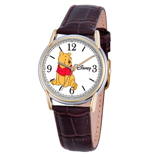 Disney Winnie Men's Cardiff Silver and Gold Alloy Watch
