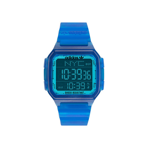 Unisex Gmt Digital One Gmt Blue Resin Strap Watch 47mm