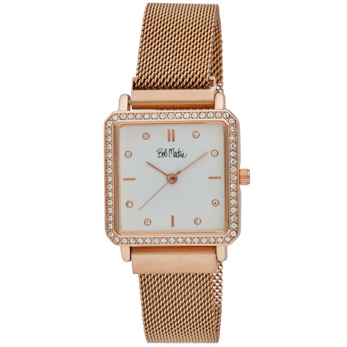 Unisex Quartz Rose Gold-Tone Alloy Watch 28mm