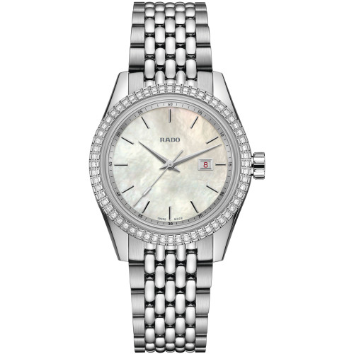 Women's Swiss HyperChrome Classic Diamond (1/3 ct. t.w.) Stainless Steel & Leather Watch Set 35mm