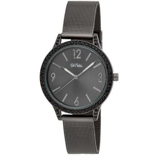 Unisex Quartz Black Alloy Watch 37mm