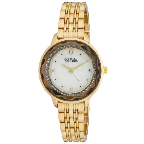 Unisex Quartz Gold-Tone Alloy Watch 34mm