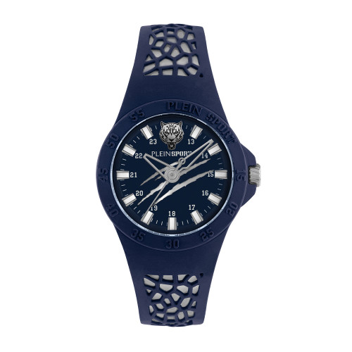Men's Thunderstorm Blue Silicone Strap Watch 40mm
