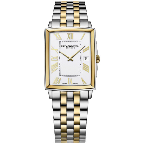 Women's Swiss Toccata Two-Tone Stainless Steel Bracelet Watch 37x30mm