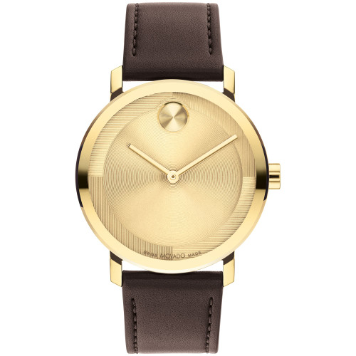 Men's Bold Evolution 2.0 Swiss Quartz Brown Leather Watch 40mm