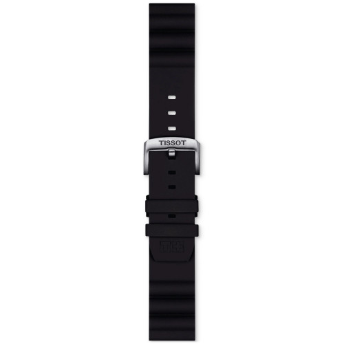 Official Interchangeable Black Silicone Watch Strap