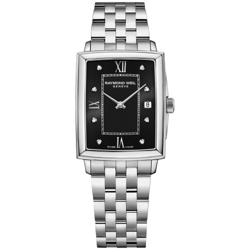 Women's Swiss Toccata Diamond (1/4 ct. t.w.) Stainless Steel Bracelet Watch 23mm
