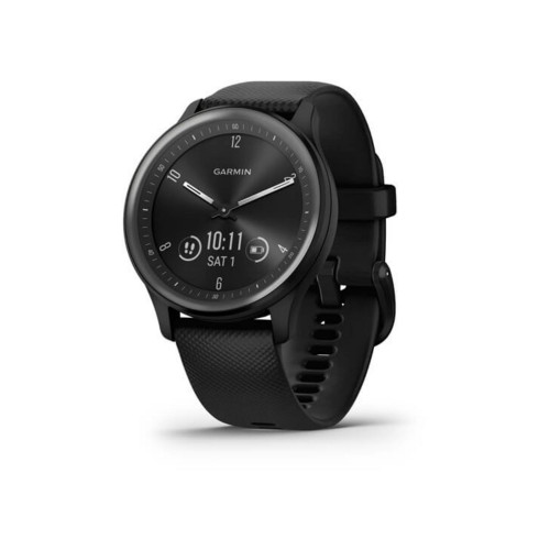 Vivomove Sport Black Silicone Band with Slate Accents Smart Watch 40mm