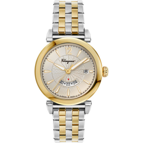 Ferragamo Men's Swiss Feroni Two-Tone Stainless Steel Bracelet Watch 40mm