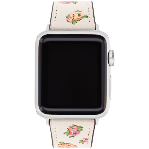 Women's Chalk Floral Leather Apple Band 38mm, 41mm