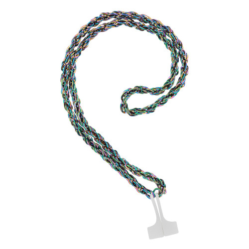 Women's Rainbow Alloy Chain Compatible with Apple AirPods and AirPods Pro
