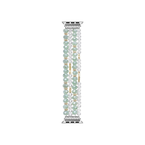 Demi Mint Beaded Bracelet Band for Apple Watch, 42mm-44mm
