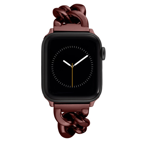 Women's Brown Alloy Bracelet Strap Compatible with 42, 44, 45, Ultra 49mm Apple Watch