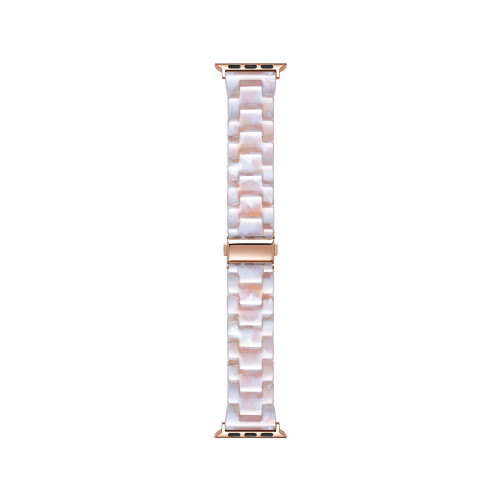 Claire Blush Tortoise Resin Link Band for Apple Watch, 42mm-44mm