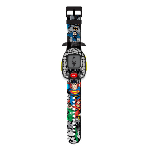 Kids Justice League Multicolor Silicone Strap Smart Watch 42.5mm