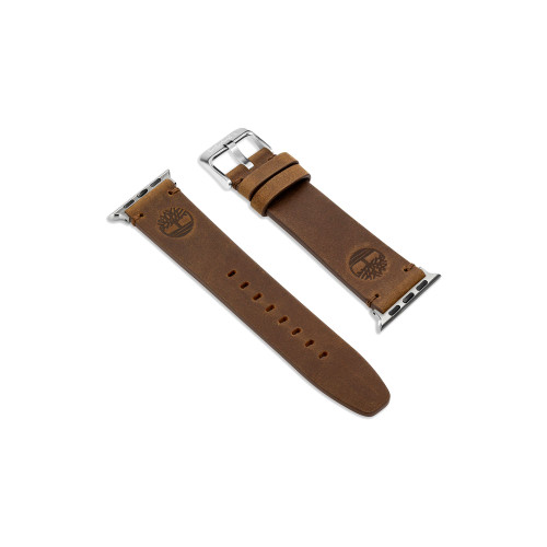 Unisex Ashby Brown Genuine Leather Universal Smart Watch Strap 22mm