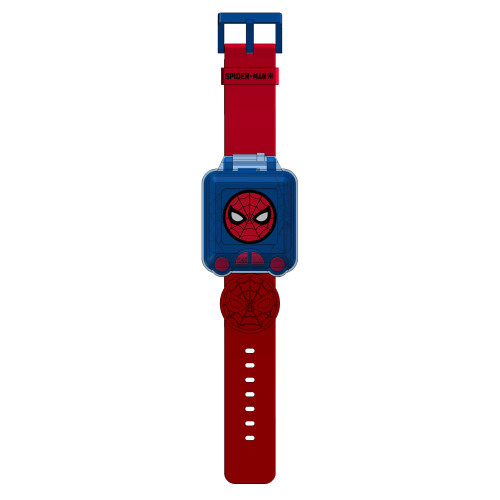 Kid's Spider-Man Educational Learning Red Silicone Strap Watch, 40mm