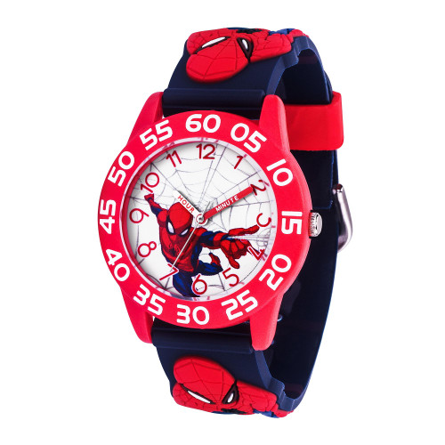 Marvel Spider-Man Boys' Red Plastic Watch 32mm