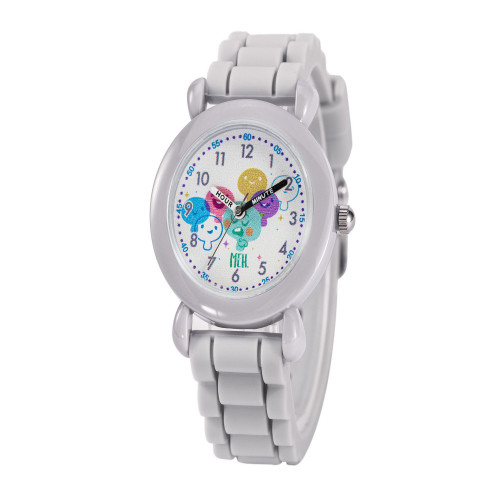 Girl's Disney Soul 22 Gray Silicone Strap Watch 32mm