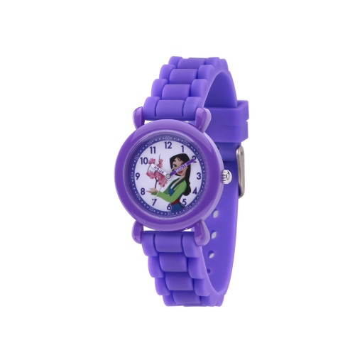 Disney Princess Mulan Girls' Purple Plastic Watch 32mm