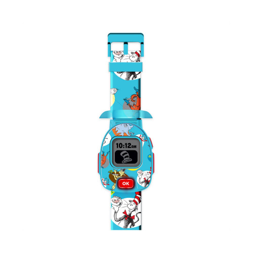 American Exchange Unisex Kids Dr. Seuss Pink Silicone Strap Smartwatch 42.5 mm