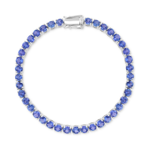 EFFY® Tanzanite Tennis Bracelet (7-3/8 ct. t.w.) in Sterling Silver