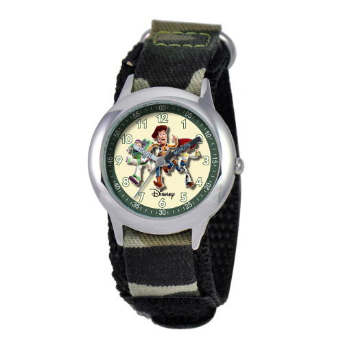 Disney Toy Story Boys' Stainless Steel Time Teacher Watch