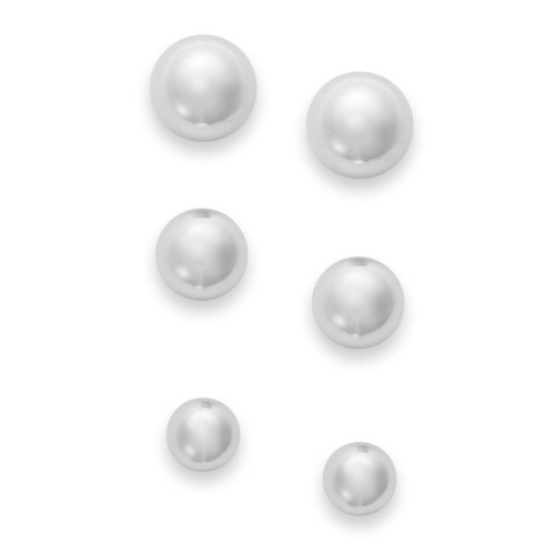Set of 3 Ball Stud Earrings in Sterling Silver, Created for Macy's