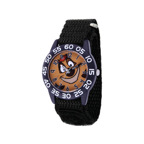 Disney Lion King Pumba Boys' Black Plastic Watch 32mm