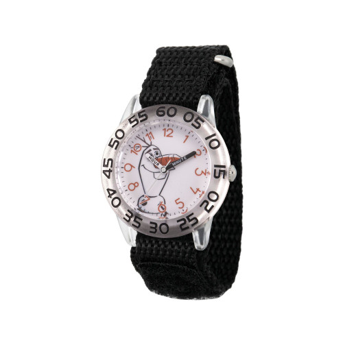 Disney Frozen 2 Olaf Boy's Clear Plastic Time Teacher Watch 32mm