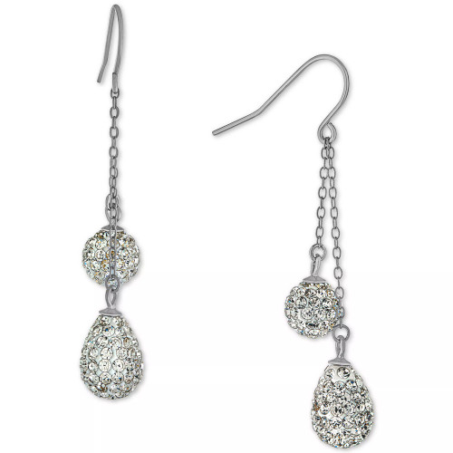 Crystal Double Chain Drop Earrings, Created for Macy's