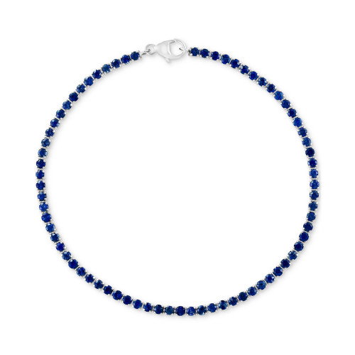 EFFY® Sapphire Tennis Bracelet (2-3/4 ct. t.w.) in Sterling Silver