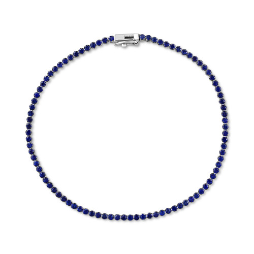 EFFY® Sapphire Tennis Bracelet (2-1/6 ct. t.w.) in 14k White Gold