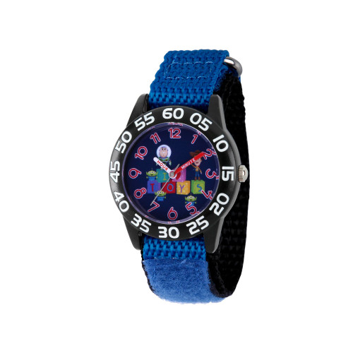 Disney Toy Story Buzz Lightyear Boys' Black Plastic Watch 32mm