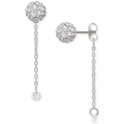 Crystal Fireball Chain Drop Earrings, Created for Macy's