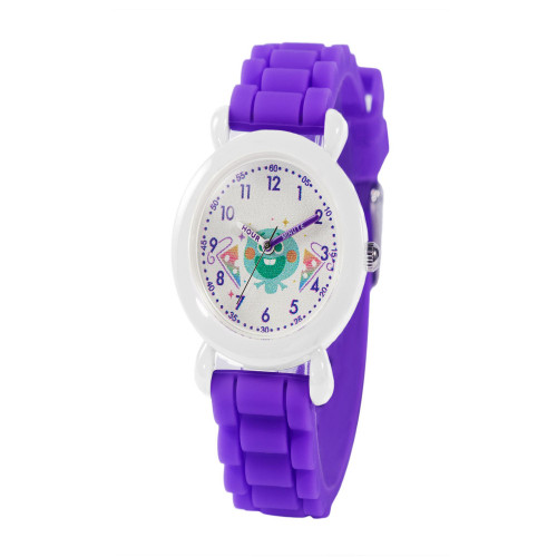 Girl's Disney Soul 22 Purple Silicone Strap Watch 32mm