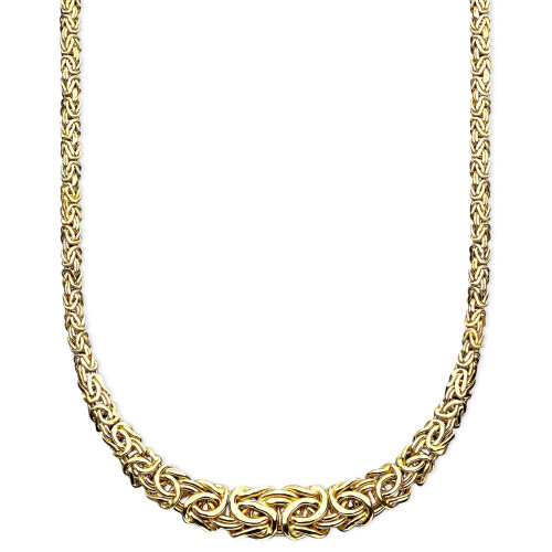 17" Byzantine Necklace in 14k Gold